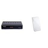 Xoro HRT 8770 Twin DVB-C/DVB-T2 Kabel FullHD Receiver, freenet TV, PVR, 1xUSB Schwarz & Oehlbach Scope Vision 5G DVB-T2 HD Antenne - Weiß