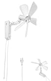 Sichler Haushaltsgeräte Wandventilator: Wand-Ventilator mit Oszillation, Ø 43 cm, 20 Watt, Neigung einstellbar (Wandventilator oszillierend, Büroventilator, Deckenventilator)