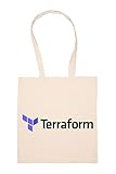 GUNMANTOR Dark Terraform Software Developer Beige Einkaufstasche Wiederverwendbar Langlebig Umweltfreundlich Reusable Shopping Bag