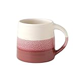 ETHORY Exquisit Kaffeetasse aus Keramik, zweifarbig, einfache Morgentasse, einfache Teetasse mit Griff, 300 ml/10,1 oz für Zuhause nü