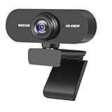GTLAOGS Webcam Full HD 1080p mit Mikrofon, 1920x1080P, PC Kamera 360 Grad Rotation für Videokonferenzen, YouTube, Aufnahme und Streaming, HD Webcam Kompatibel mit Windows, M
