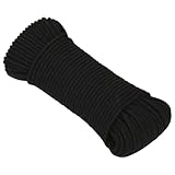 vidaXL Arbeitsseil schwarz 3mm 500m Poly