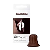 pony puffin CHOCOLATE | Für den perfekten Zopf voller Volumen & Halt - Made in Germany | Latexfrei & vegan | Hebt Deinen Zopf auf das nächste Level | Braun für alle dunklen H