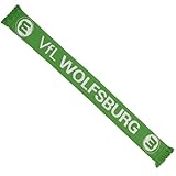 VfL Wolfsburg Schal - Logo - grün-weiß Fanschal Scarf - Plus Lesezeichen Wir lieben Fußb