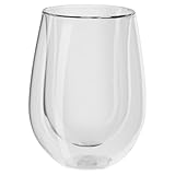 Zwilling 39500-216 Doppelwandiges Glas, klein, 290 ml, Set mit 2 Stück, Becher, hitzebeständig, doppelwandige Struktur, Steinglas, japanischer authentischer Verk
