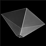 Luckxing 3D Handy Hologramm Pyramide Projektor Folie 3D Hologramm Projektor Pyramide, 3D Holographic Display Stands Projektor, 3D Holographic Display Stands Projektor Für jedes Smartp
