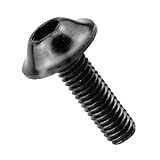Fulenyi Aluminiumschrauben | Sortimentssatz für Flachkopfschrauben - Schrauben aus Aluminiumlegierung, Kfz-Zierschrauben, Befestigungsschrauben, innere Sechskantöffnung, bunt für M5/M6-Schraub