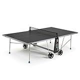 CORNILLEAU 100X Outdoor & Indoor Tischtennisplatte - Klappbar - Wetterfest - 4 mm Melaminharzplatte -Tischtennistisch für draußen - Turniermaße - G
