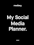 Mediary | My Social Media Planner 2024: Black