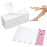 Vliesstreifen für Warmwachs und Zuckerpaste 200 Stück Wachsstreifen Haarentfernung Hautschonende Reißfeste Waxing Strips für jede Art von Depilation auf Bein, Brust, Rücken, Intimbereich & G