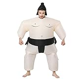 FXICH aufblasbares Kostüm für Erwachsene,aufblasbares Sumo-Kostüm für Halloween,Sumo-Ringer aufblasbar,Sumo-Kostüm für Erwachsene, Aufblasbare Kostüme für Erw