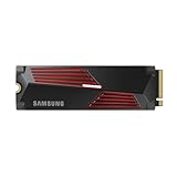 Samsung 990 PRO NVMe M.2 SSD mit Heatsink, 1 TB, PCIe 4.0, 7.450 MB/s Lesen, 6.900 MB/s Schreiben, Interne SSD für PC-/Konsolen-Gaming und Videobearbeitung, MZ-V9P1T0CW