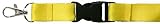 SBS Schlüsselband 25mm 10 Stück Gelb Lanyard Trageband B