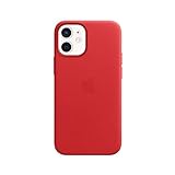Apple Leder Case mit MagSafe (für iPhone 12 Mini) - (Product) RED - 5.4 Z