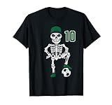 Fußball Skelett Trikotnummer 10 Mannschaft T-S