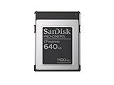 SanDisk 640GB PRO-CINEMA CFexpress Karte Typ B, bis zu 1500 MB/s Schreiben, bis zu 1700 MB/s lesen, Makellose Aufnahmen in 8