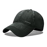 CACUSS Baumwolle Baseballkappe Herren Baseball Cap Unisex Mütze Verstellbar für Draussen Sp