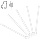Flintronic S-Pen Ersatzspitzen, Ersatz Touch Stylus Tips, Ersatzspitze mit Pinzettenwerkzeug für Galaxy Tab S6/S7/S7+/S6 Lite/Note10/Note 5G/Note10+/Note10+ 5G/Note20, 5Stück, Weiß