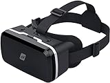 NK Smartphone 3D VR Brille - Smartphone Virtual Reality Smart Glasses 4.7' - 6.53', Betrachtungswinkel 90-100 Grad, 360° Drehung, verstellbare Linse und Pupillenanpassung - Schw