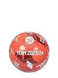 FC Bayern München Mini-Ball |Mini-Fußball Signature 2023-24 |Rot |Größe 1