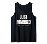 Just Married Let's Taco 'Bout It Brautpaar Tank Top