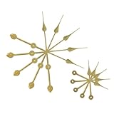 Levemolo 5 Sets DIY Wanduhr Hände Kit Uhr Bewegung Teile Uhr Mechanismus Ersatz Für Home Dek