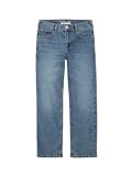TOM TAILOR Jungen Kinder Straight Fit Jeans , Used Mid Stone Blue Denim, 152