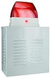 Smartwares SW SA11D 21924 Dummy Alarmanlagen-Fassandenbox mit Blink-LED, Sirene, rosa, 1 Stück (1er Pack)