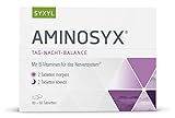 SYXYL Aminosyx Tabletten/Nahrungsergänzungsmittel mit Vitamin B-Komplex, Guarana & L-Tryptophan für eine geregelte Tag-Nacht-Balance/Je 60 Tabletten für Tag & N