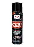MEM Bitumen-Spray, Zur Abdichtung und für kleinere Reparaturen, Für verschiedene Untergründe, Schnelltrocknend, Schwarz, 500