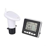 Temperaturanzeige Füllstandsanzeige Regenwassertank Füllstandsanzeige Temperaturwächter für Zisterne Regenwassertank Drahtlose Übertragung Indoor Outdoor Display Wassersp