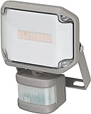 Brennenstuhl LED Strahler AL 1050 mit PIR (10W, 1010lm, 3000K, IP44, LED Fluter zur Wandmontage, mit Bewegungsmelder)