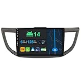 YUNTX 10.1 Zoll Android 144 Autoradio mit Navi Für Honda CRV 2012-2016 | Octa Core | 6GB 128GB | Eingebaut 4G LTE | CarPlay&Android Auto | DSP | DAB | QLED | Dual Band WiFi | Bluetooth 5.0