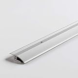 Parador Boden-Profile Anpassungsprofil Aluminium Silber für Vinyl/Laminat Bodenbeläge 7-15