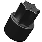 Wundermix - TeigTwister® Teiglöser aus Kunststoff (Schwarz) für Thermomix TM6, TM5 & TM31 • Teigblume als Messerdrehhilfe für Thermomix