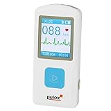 Pulox PM10 Mobiles Einkanal Heim EKG-Gerät - mit USB, Smartphone-App und PC-Softw