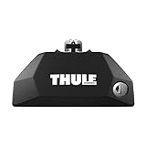 Thule Evo Flush Rail Fuß Für Fahrzeuge 4er-Pack Schwarz Black One-S