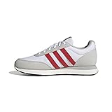 adidas Herren Run 60s 3.0 Shoes-Low (Non Football), FTWR White/Better Scarlet/Grey one, 43 1/3 EU