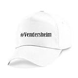Reifen-Markt Base Cap Hashtag #Vendersheim Größe Uni Farbe Weiss Druck Schw