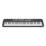 YAMAHA PSR-F52 digitales Keyboard in schwarz, kompakte digitale Tastatur für Anfänger mit 61 Tasten, 144 Instrumentenstimmen und 158 Begleitstile, 920 mm × 266 mm × 73