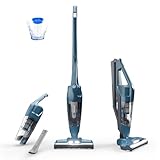 Vacmaster Tragbarer 10,8 V 2-in-1 kabelloser Stabstaubsauger mit 2-Gang-Stromsteuerung und LED-Scheinwerfer für Hartholzböden, Teppich und Tierhaare, B