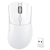 Superleichte kabellose Gaming Maus 2.4G, Computermäuse bis zu 3600 DPI, wiederaufladbare optische Gaming Maus, extra lange Lebensdauer für PC / Mac / Laptop / PS5 / XBOX, 6 programmierbare T