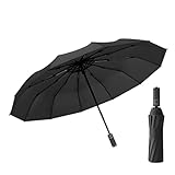 BOGAZY Schirm Regenschirm 12 Bone Umbrella Automatic Black Glue Folding Sun Umbrella Sunny Rain Sonnenschutz Sonnenschirm Sonnenschirme sturmsicher Regenschirm (Color : D)