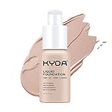 KYDA Matte Liquid Foundation, Full Coverage Concealer Foundation Cream, Oil Control Long Wear Lightweight Foundation Makeup-101