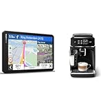 Garmin dēzl LGV 710 MT-D EU – LKW-Navigationsgerät mit 7“ (17,7 cm) Farbdisplay & Philips Series 2200 Kaffeevollautomat, LatteGo Milchsystem, 3 Kaffeesp