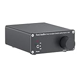 Fosi Audio V1.0B Stereo Verstärker Lautsprecher 50 W x 2, 2 Kanal Audioverstärker Mini-HiFi-Klasse D Integrierter TPA3116- mit 19 V, 4,74 A N