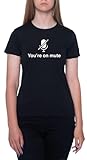 Youre On Mute - Dark T-Shirt Kurzarm Schwarzes T-Shirt Mit Rundhalsausschnitt Für F