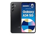 Samsung Galaxy A34 5G, Android Smartphone, 6,6 Zoll Dynamic AMOLED Display, 5.000 mAh Akku, 256 GB/8 GB RAM Handy in Awesome Grap