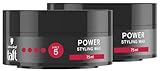 Schwarzkopf TAFT Styling Wax Power (2x 75ml), Haarwax für bis zu 48 Stunden Kraft-Halt, schonend für Haar und Kopfhaut, veganes, Styling-Wax, Haarw