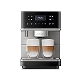 Miele CM 6160 MilkPerfection Kaffeevollautomat - OneTouch for Two, AromaticSystem, 4 Genießerprofile, DoubleShot, WLAN-fähig, LED-Beleuchtung, leichte Reinigung u. v. m. - Silver Edition (11929950)